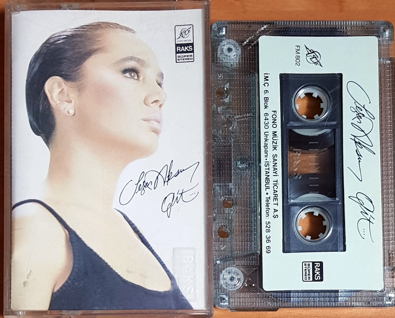 SEZEN AKSU - GİT / FONO MÜZİK KASET 2.EL