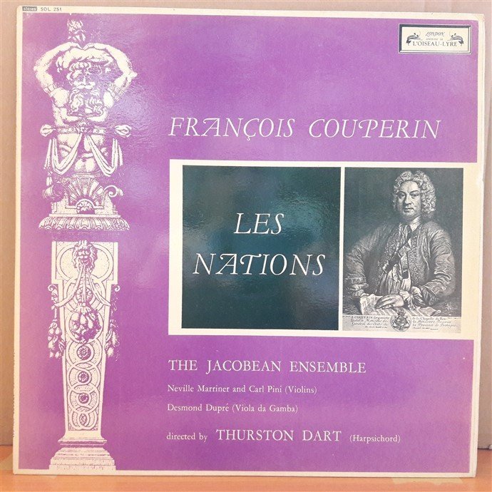 COUPERIN: LES NATIONS, THE JACOBEAN ENSEMBLE - PLAK 2.EL