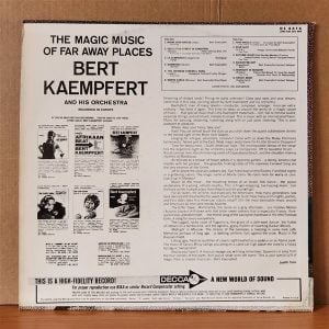 BERT KAEMPFERT & HIS ORCHESTRA – THE MAGIC MUSIC OF FAR AWAY PLACES (1965) - LP 2.EL PLAK