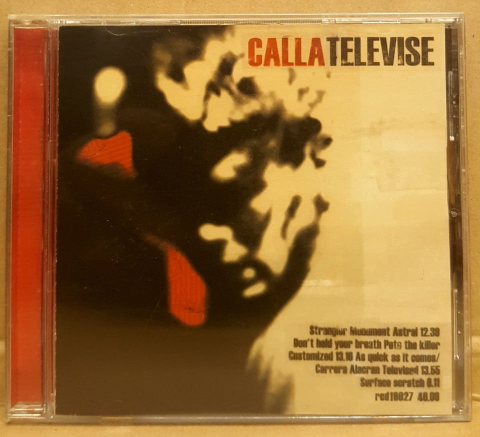 CALLA - TELEVISE (2002) - CD INDIE ROCK ALTERNATIVE ROCK JEWEL CASE 2.EL