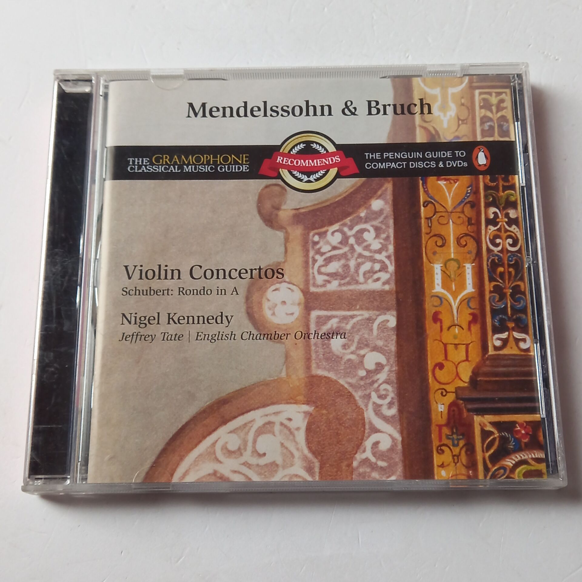 MENDELSSOHN & BRUCH: VIOLIN CONCERTOS, SCHUBERT: RONDO IN A - NIGEL KENNEDY, ENGLISH CHAMBER ORCHESTRA, JEFFREY TATE (1988) - CD 2008 REISSUE 2.EL