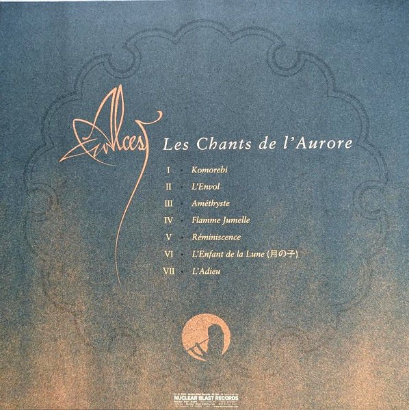 ALCEST - LES CHANTS DE L'AURORE (2024) - LP YELLOW COLOURED LIMITED EDITION POST METAL / BLACKGAZE SIFIR PLAK