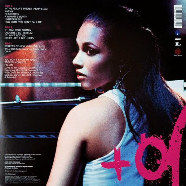 ALICIA KEYS - UNPLUGGED (2005) - 2LP 20TH ANNIVERSARY EDITION SIFIR PLAK