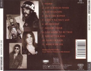 MOTÖRHEAD - MARCH ÖR DIE (1992) CD SIFIR