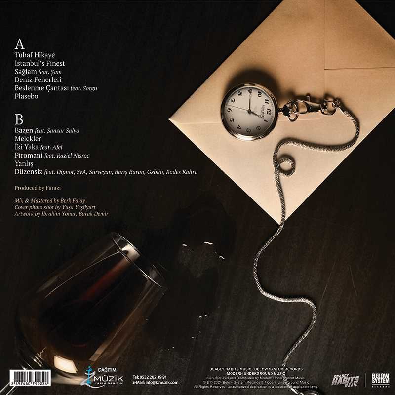 ÇAĞRI SİNCİ & FARAZİ - ZAMAN SİNEKLERİ (2024) - LP AMBALAJINDA SIFIR PLAK