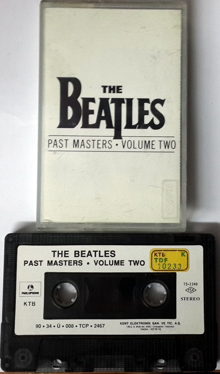 BEATLES - PAST MASTERS VOLUME TWO (1990) KENT CASSETTE MADE IN TURKEY ''USED''