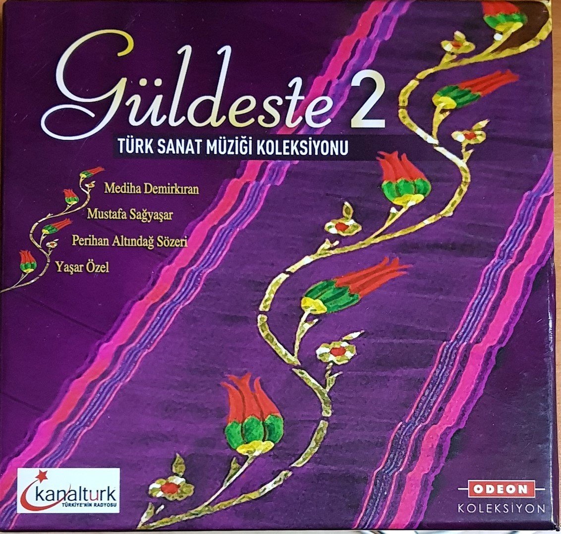 GÜLDESTE 2 / TÜRK SANAT MÜZİĞİ KOLEKSİYONU / MEDİHA DEMİRKAN, MUSTAFA SAĞYAŞAR, PERİHAN ALTINDAĞ SÖZERİ, YAŞAR ÖZEL / ODEON KOLEKSİYON 4CD 2.EL