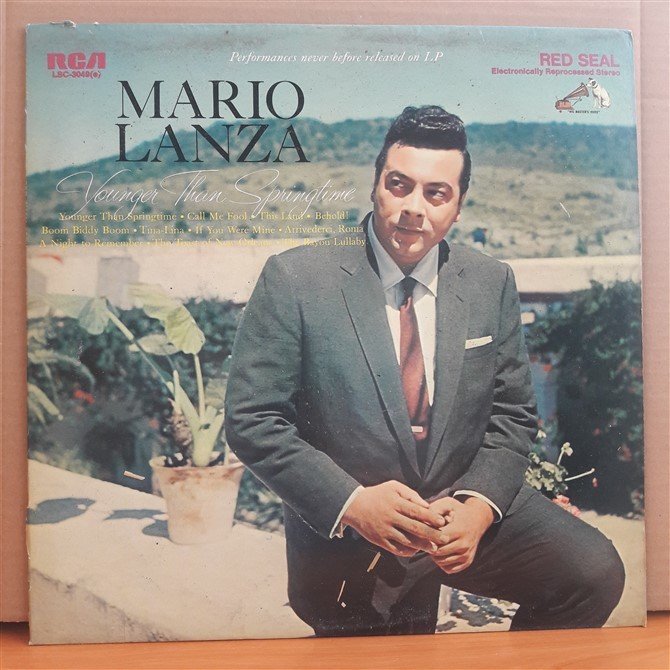 MARIO LANZA - YOUNGER THAN SPRINGTIME (1968) - LP 2.EL PLAK