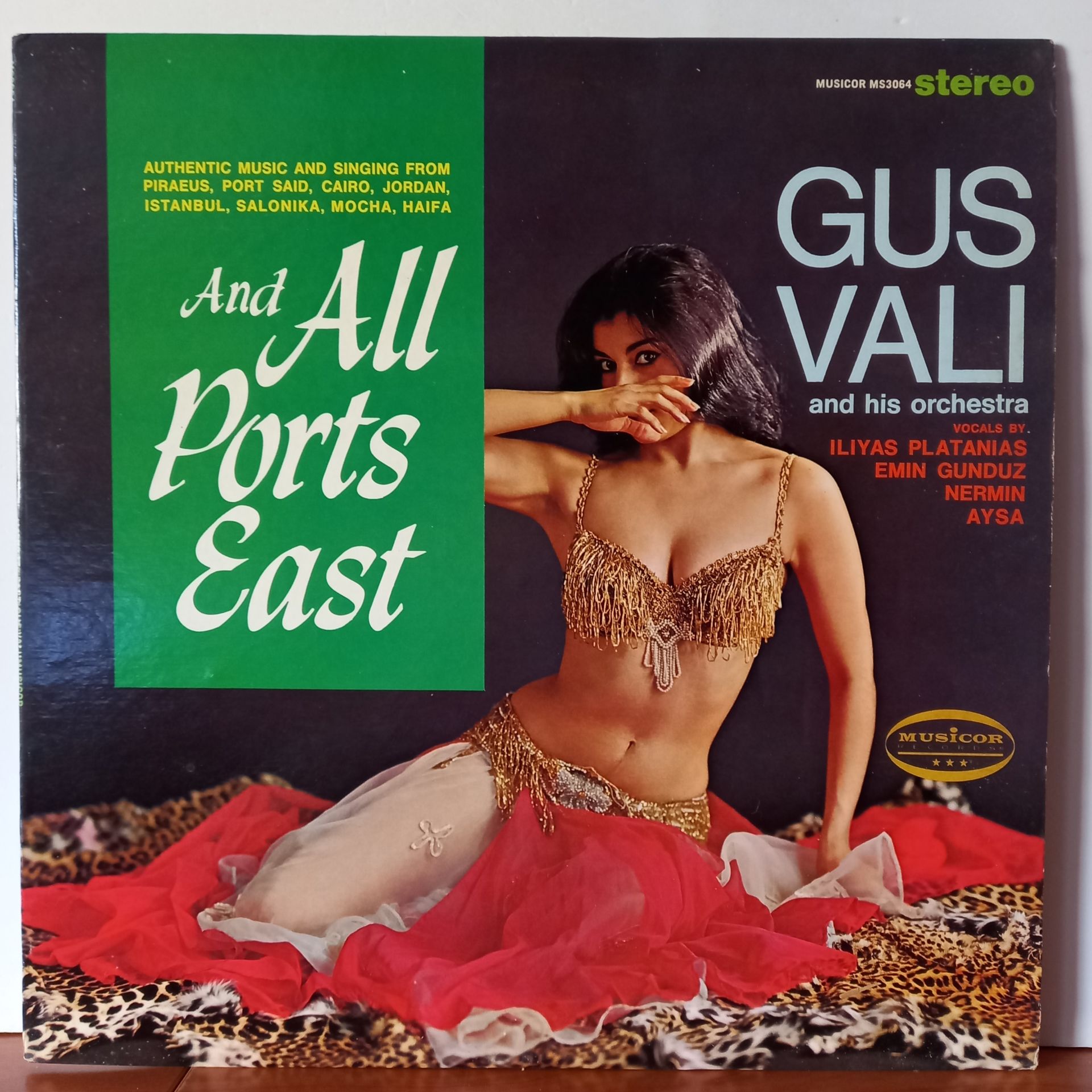 GUS VALI AND HIS ORCHESTRA – ALL PORTS EAST - LP 2.EL PLAK