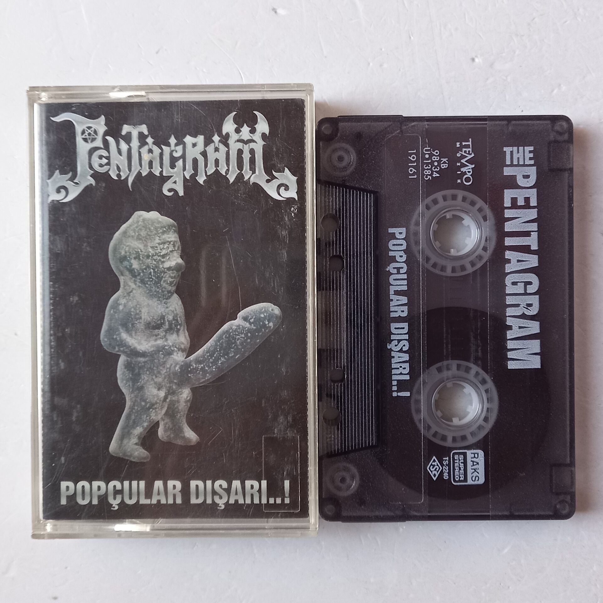 PENTAGRAM - LIVE / POPÇULAR DIŞARI (1998) - KASET 2.EL