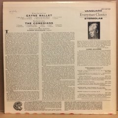 KHACHATURIAN SUITE FROM GAYNE / KABALEVSKY SUITE, THE COMEDIANS, VIENNA STATE OPERA ORC, (1966) 2.EL PLAK