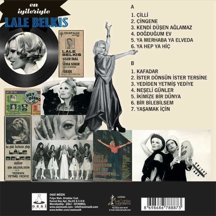 LALE BELKIS - EN İYİLERİYLE (2009) - LP 2024 BASIM AMBALAJINDA SIFIR PLAK