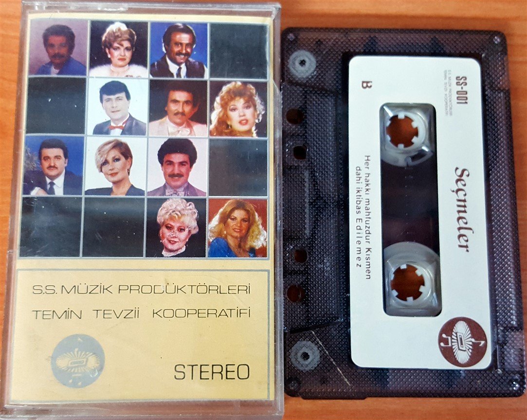 S.S. MÜZİK PRODÜKTÖRLERİ TEMİN TEVZİİ KOOPERATİFİ / ORHAN GENCEBAY EMEL SAYIN ÜMİT BESEN KASET 2.EL