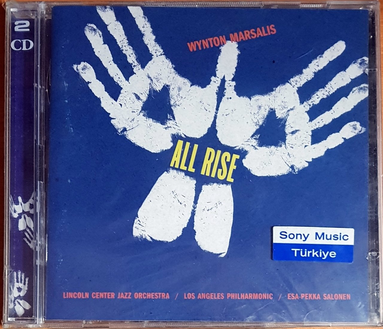 WYNTON MARSALIS - ALL RISE / LINCOLN CENTER JAZZ ORCHESTRA, LOS ANGELES PHILHARMONIC, ESA-PEKKA SALONEN (2002) SONY CLASSICAL 2CD SIFIR