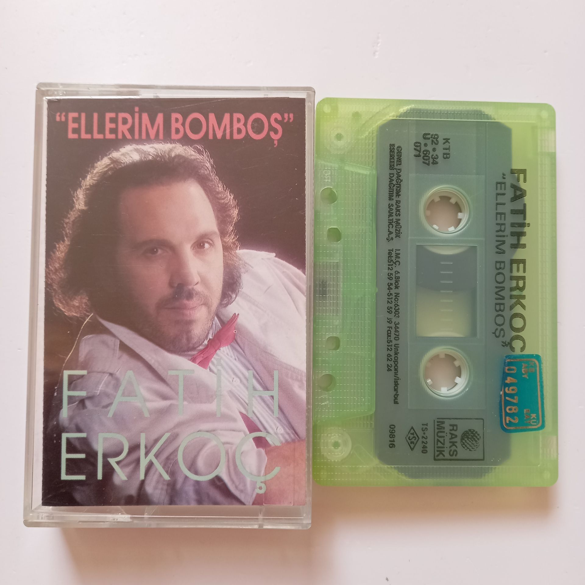 FATİH ERKOÇ - ELLERİM BOMBOŞ (1992) - KASET 2.EL