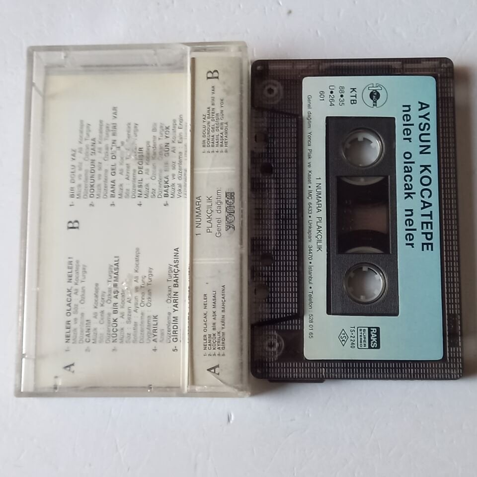 AYSUN KOCATEPE - NELER OLACAK NELER (1988) - KASET 2.EL