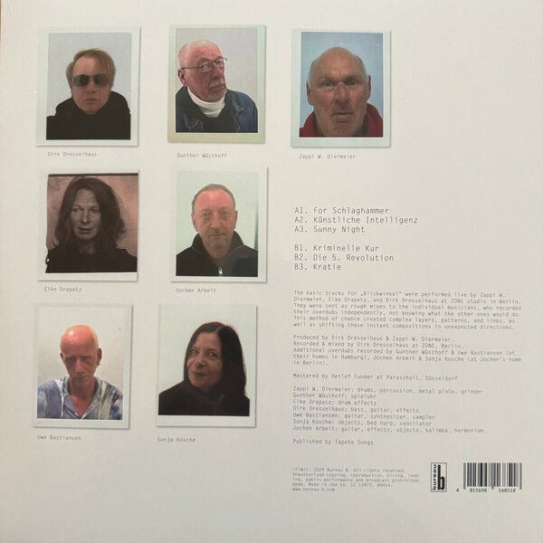 FAUST (WERNER ZAPPI DIERMAIER & GUNTHER WUSTHOFF) - BLICKWINKEL (2024) - LP KRAUTROCK SIFIR PLAK