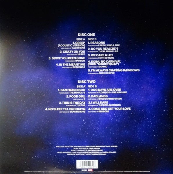 GUARDIANS OF THE GALAXY VOL 3 - SOUNDTRACK / AWESOME MIX VOL 3 RADIOHEAD RAINBOW FAITH NO MORE BEASTIE BOYS BRUCE SPRINGSTEEN (2023) - 2LP SIFIR PLAK