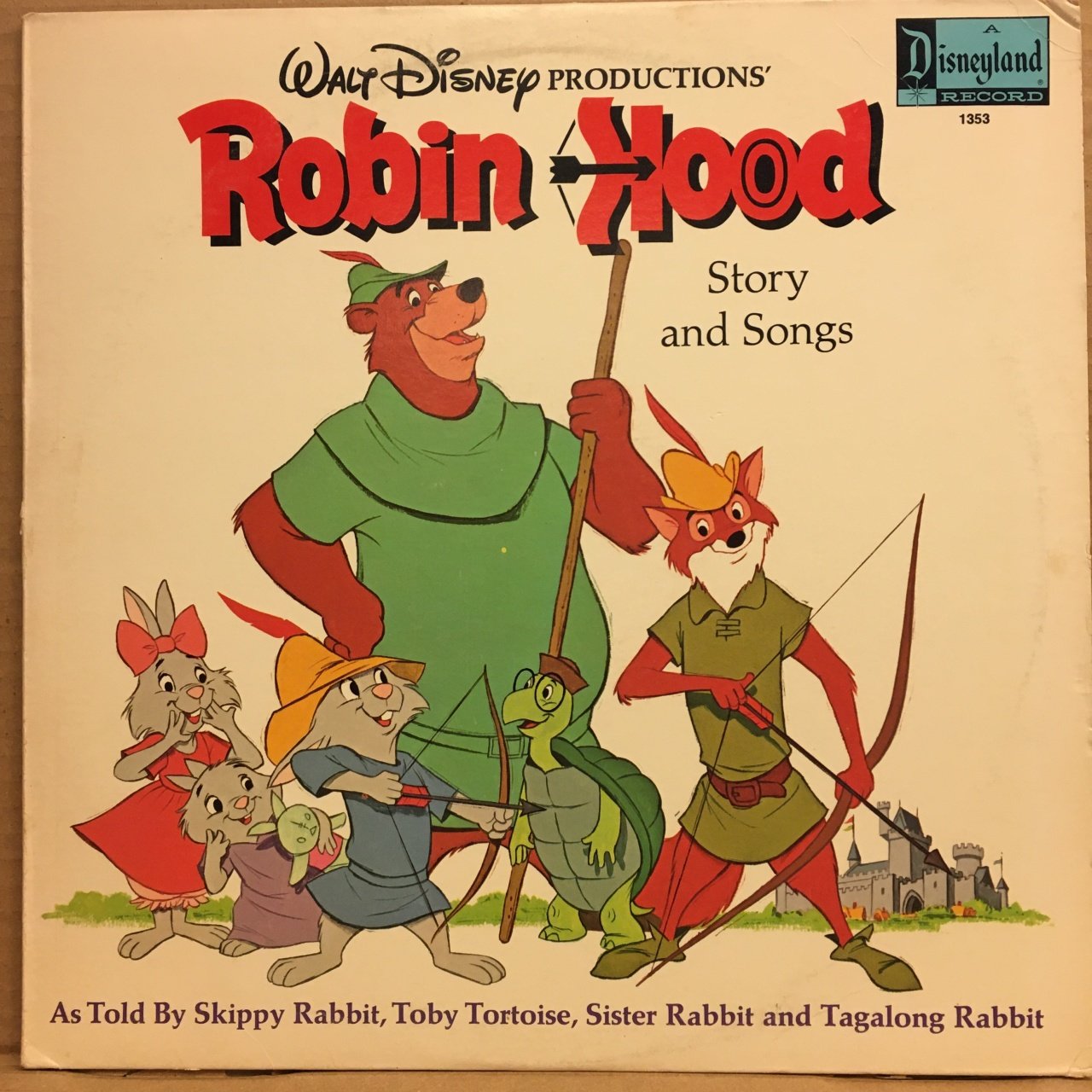 ROBIN HOOD STORY AND SONGS WALT DISNEY 2.EL PLAK