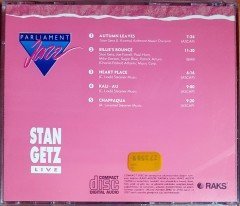 STAN GETZ LIVE / PARLIAMENT JAZZ / RAKS CD 2.EL