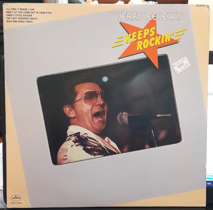 JERRY LEE LEWIS - KEEPS ROCKIN! (1978) - PLAK 2.EL