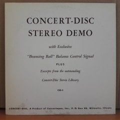 CONCERT-DISC STEREO DEMO - LP 2.EL PLAK