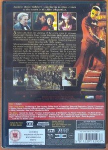 The PHANTOM OF THE OPERA - JOEL SCHUMACHER - 2DVD 2.EL TR ALTYAZI YOKTUR