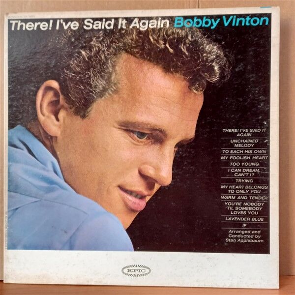 BOBBY VINTON – THERE! I'VE SAID IT AGAIN (1964) - LP 2.EL PLAK
