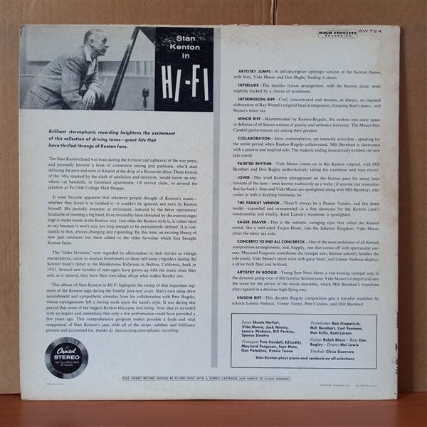 STAN KENTON – KENTON IN HI FI (1959) - LP 2.EL PLAK
