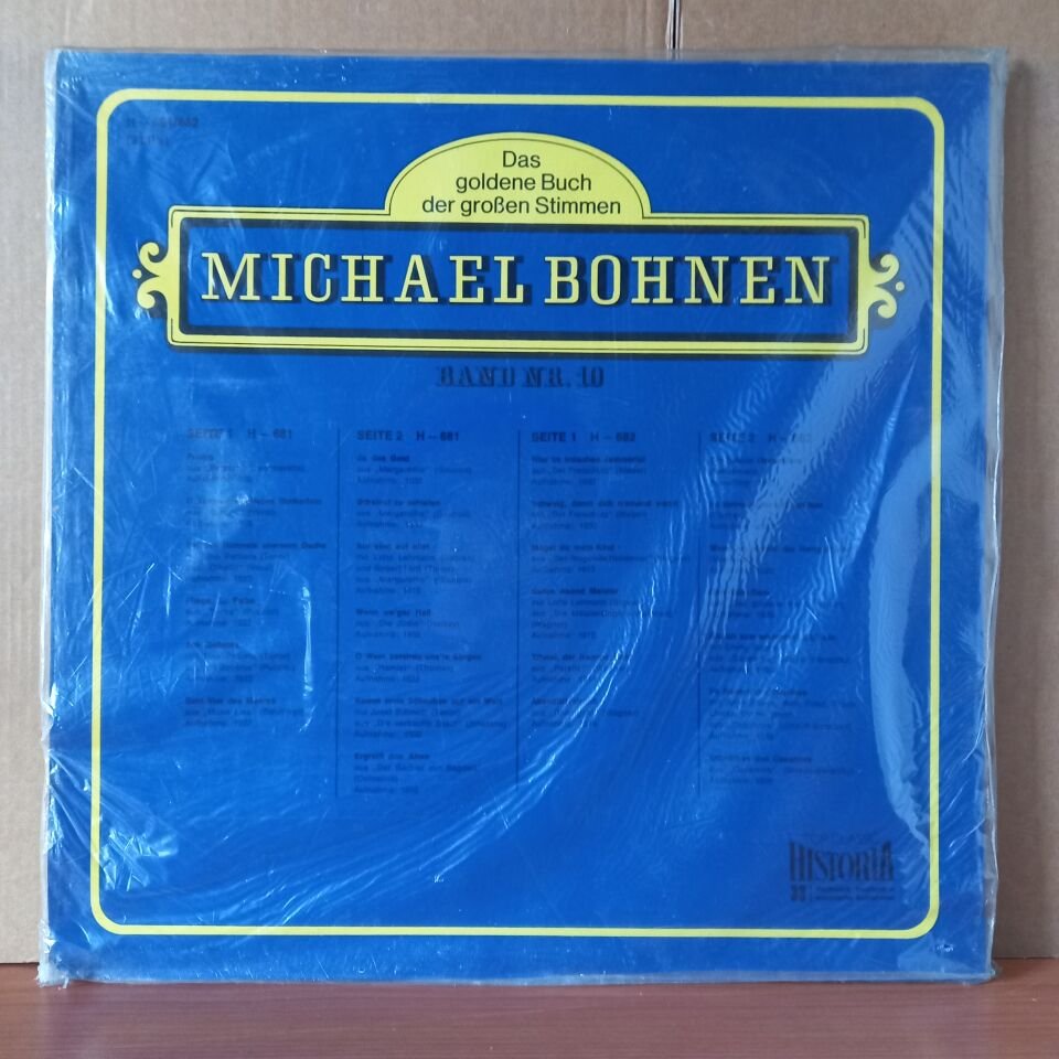MICHAEL BOHNEN / BAND NR. 10 / VERDI, PUCCINI, SMETANA, WAGNER - 2LP DÖNEM BASKISI SIFIR PLAK