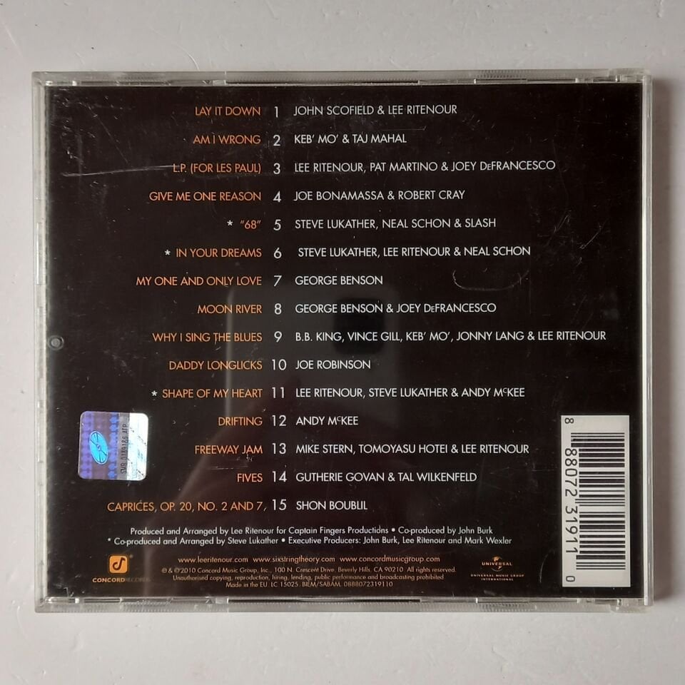 LEE RITENOUR\'S – 6 STRING THEORY (2010) - CD 2.EL