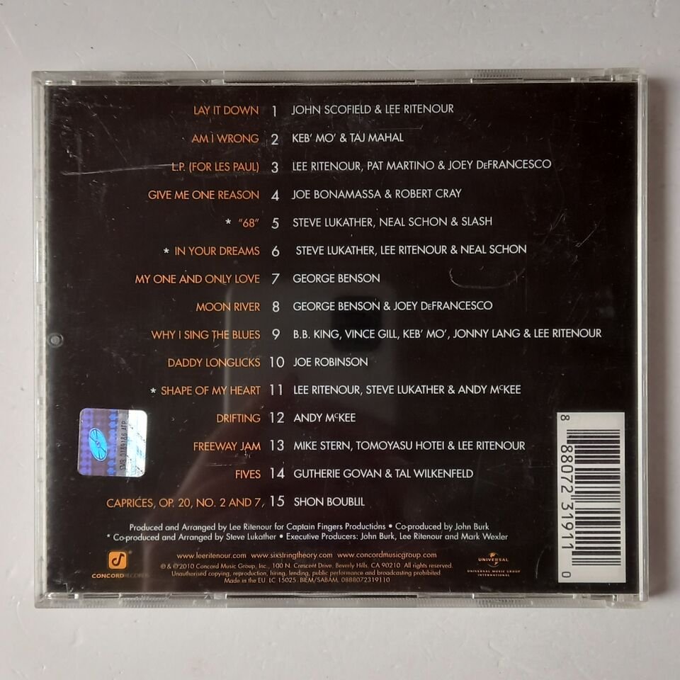LEE RITENOUR\'S – 6 STRING THEORY (2010) - CD 2.EL