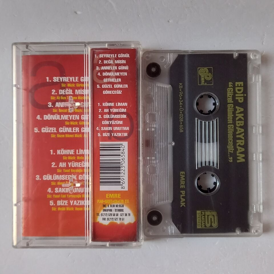 EDİP AKBAYRAM - GÜZEL GÜNLER GÖRECEĞİZ (1996) - KASET 2.EL