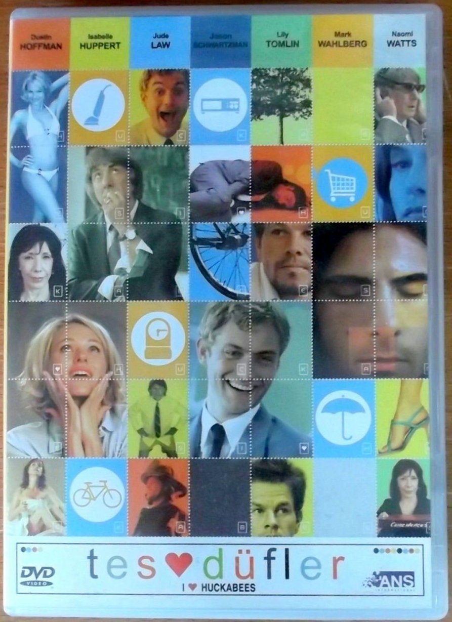 TESADÜFLER - I LOVE HUCKABEES - DUSTIN HOFFMAN - ISABELLE HUPPERT - JUDE LAW - NAOMI WATTS - MARK WAHLBERG - DVD 2.EL