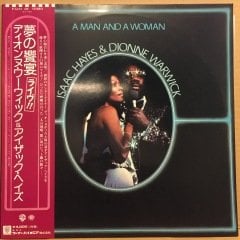 ISAAC HAYES & DIONNE WARWICK - A MAN AND A WOMAN (1977) JAPON BASKI 2.EL PLAK