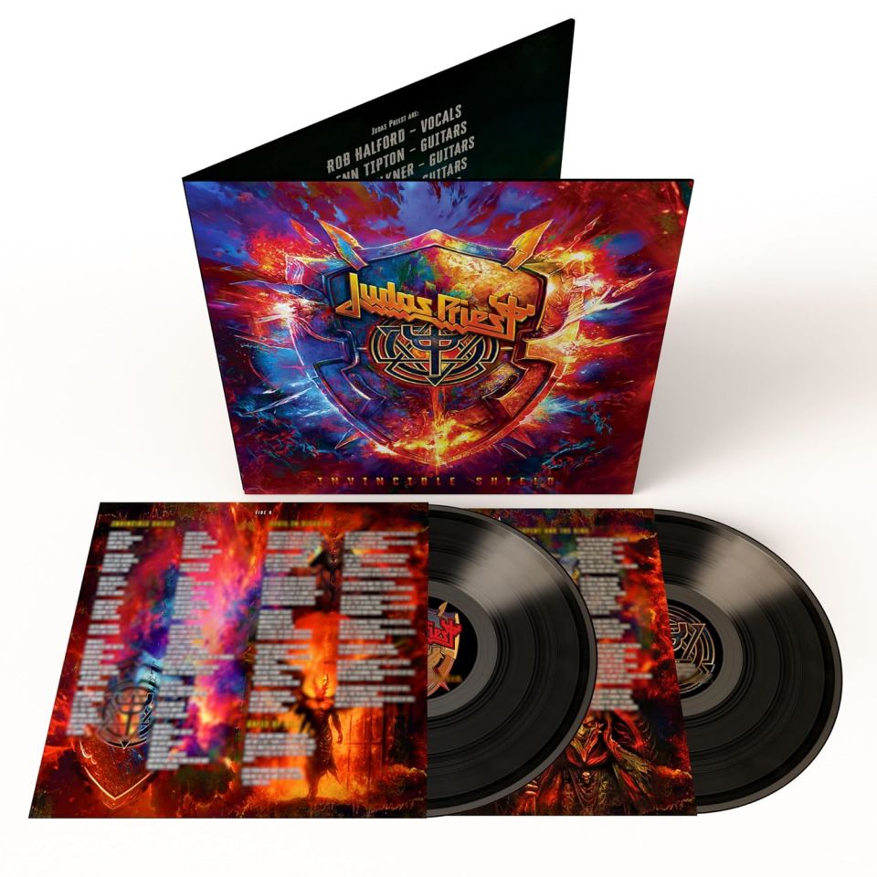 JUDAS PRIEST - INVINCIBLE SHIELD (2024) - 2LP BLACK VINYL SIFIR PLAK