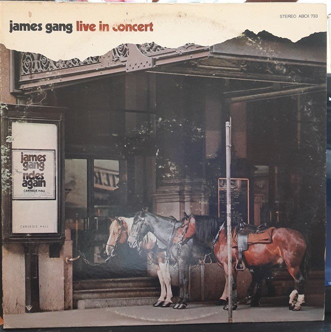 JAMES GANG - LIVE IN CONCERT (1972) - PLAK 2.EL