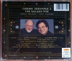 CINEMA SERENADE 2 / THE GOLDEN AGE / ITZHAK PERLMAN & JOHN WILLIAMS + BOSTON POPS ORCHESTRA (1999) - CD SIFIR