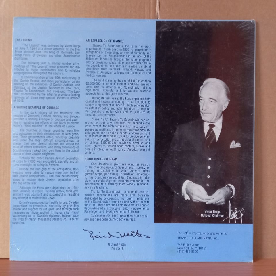 VICTOR BORGE: THE LEGEND - LP DÖNEM BASKISI SIFIR PLAK