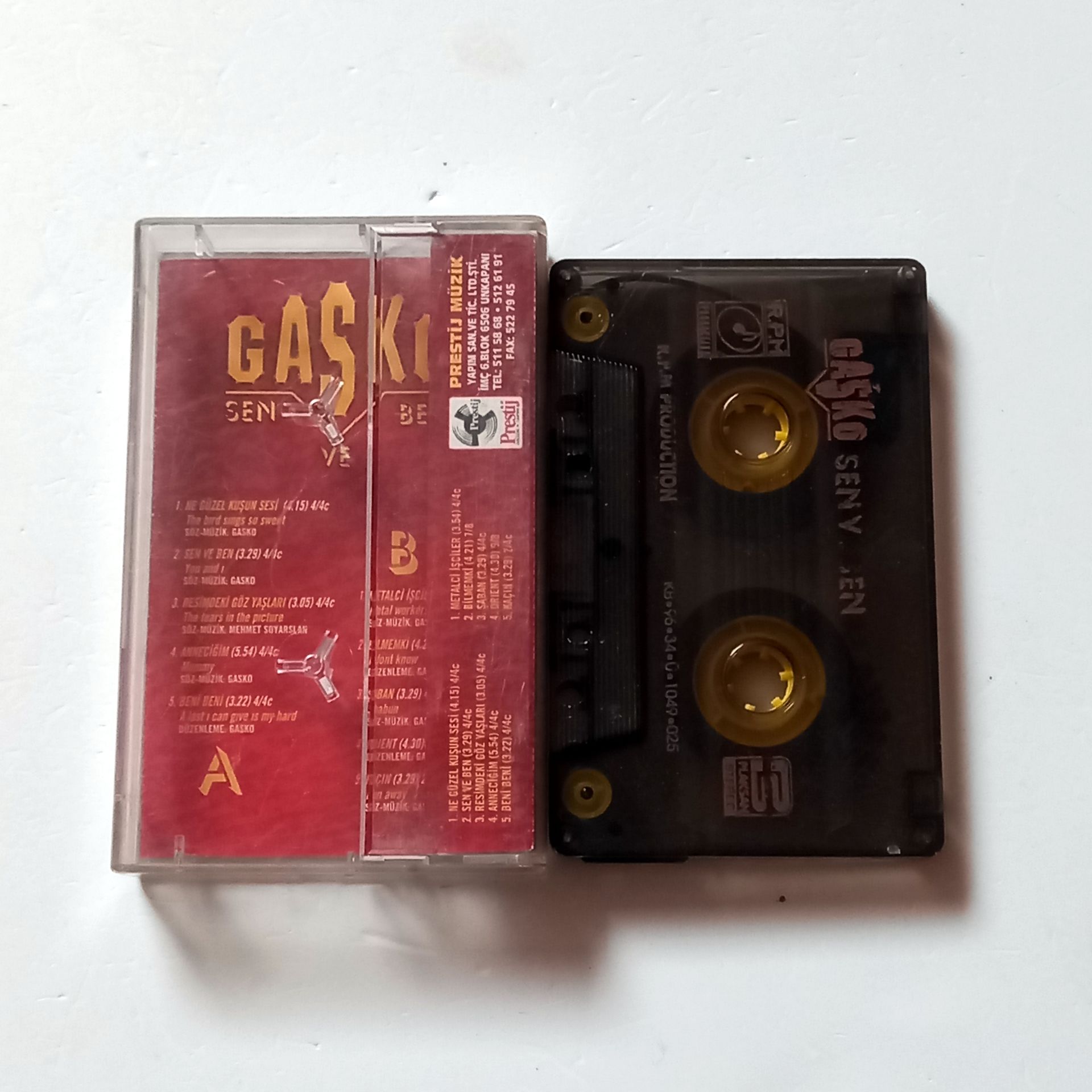 GASKO - SEN VE BEN (1996) - KASET 2.EL