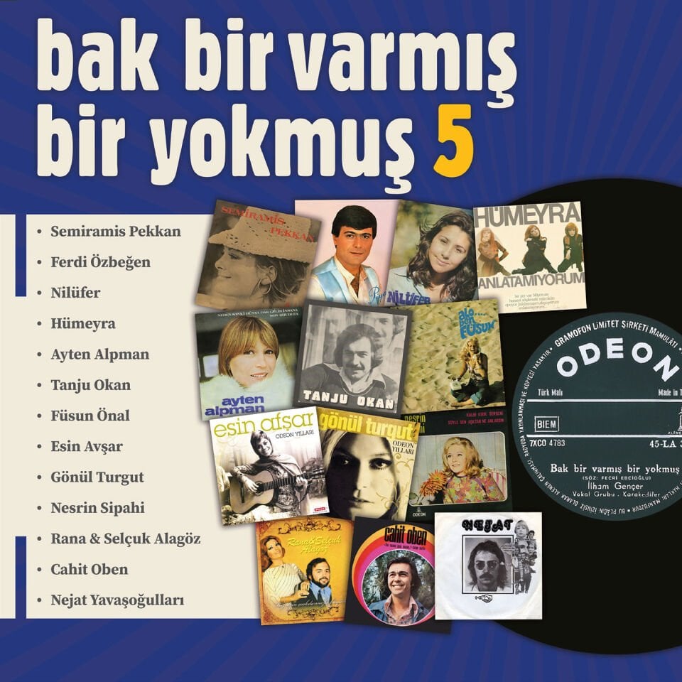 BAK BİR VARMIŞ BİR YOKMUŞ - VOL 5 / 60'LI VE 70'Lİ YILLARIN ORİJİNAL KAYITLARI - LP 2025 BASIM SIFIR PLAK