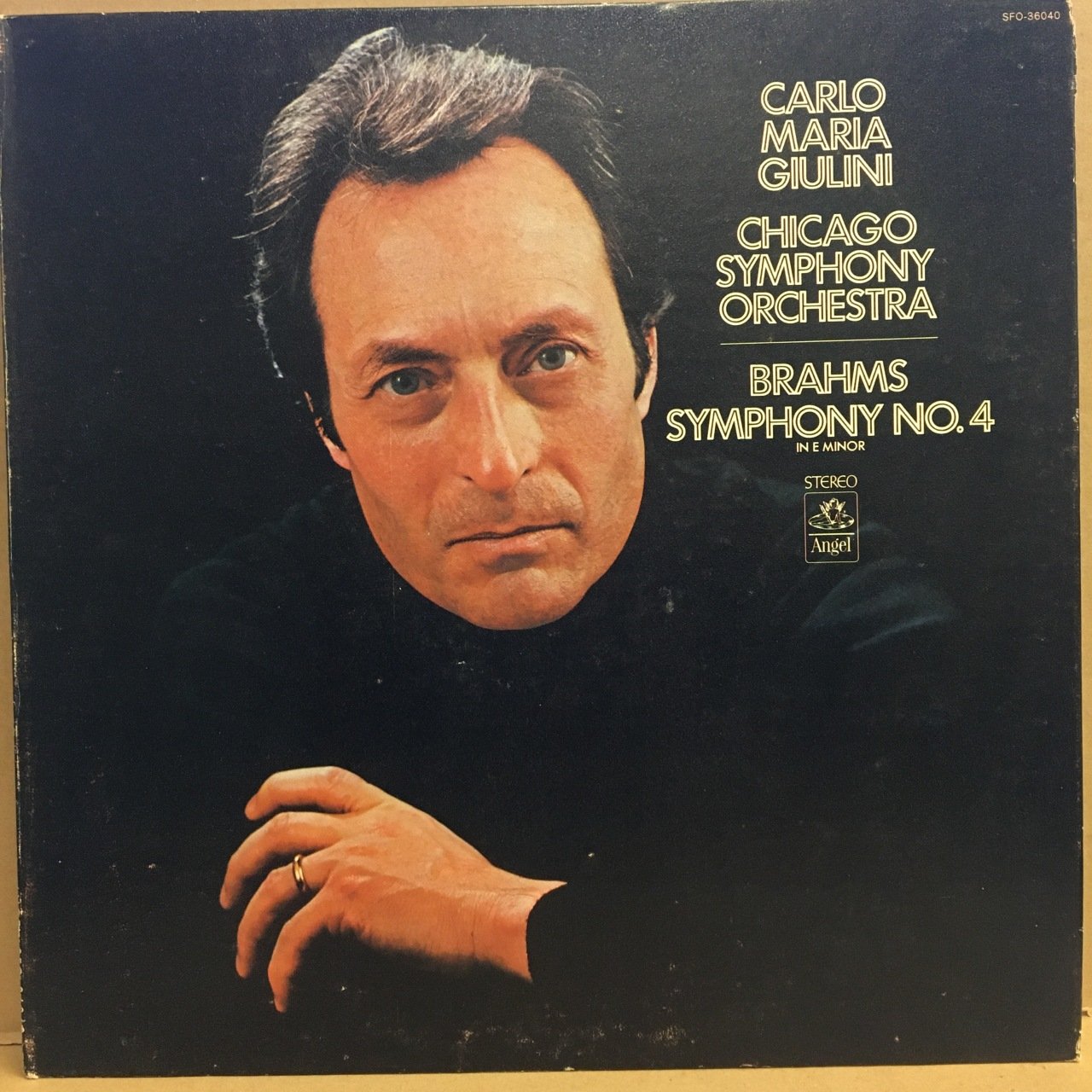 BRAHMS SYMPHONY NO.4 CARLO MARIA GIULINI, CHICAHO SYM. ORC. (1970) 2.EL PLAK (1959) 2.EL PLAK