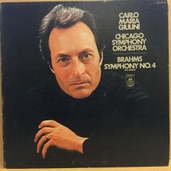 BRAHMS SYMPHONY NO.4 CARLO MARIA GIULINI, CHICAHO SYM. ORC. (1970) 2.EL PLAK (1959) 2.EL PLAK