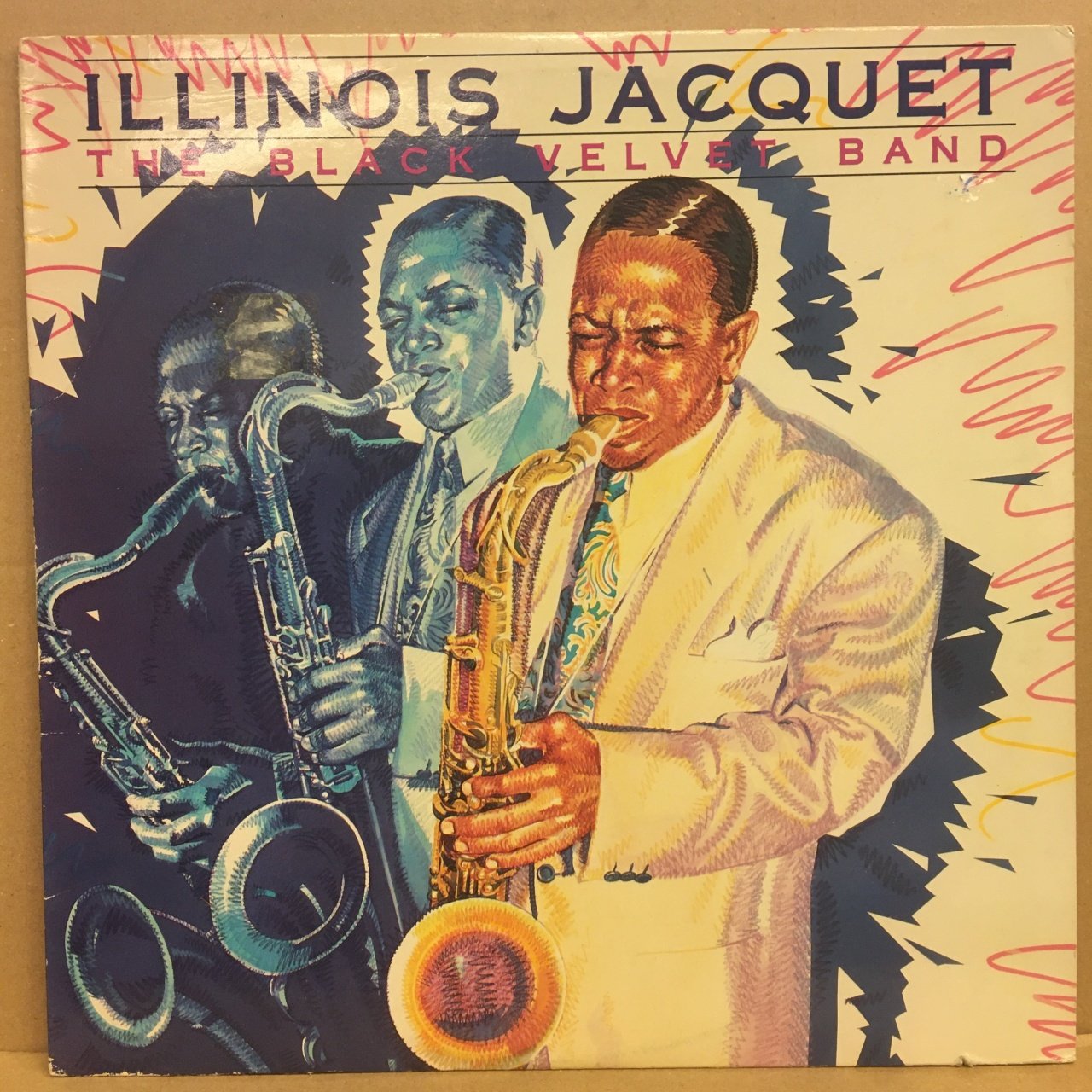 ILLINOIS JACQUET THE BLACK VELVET BAND 1988 2.EL PLAK