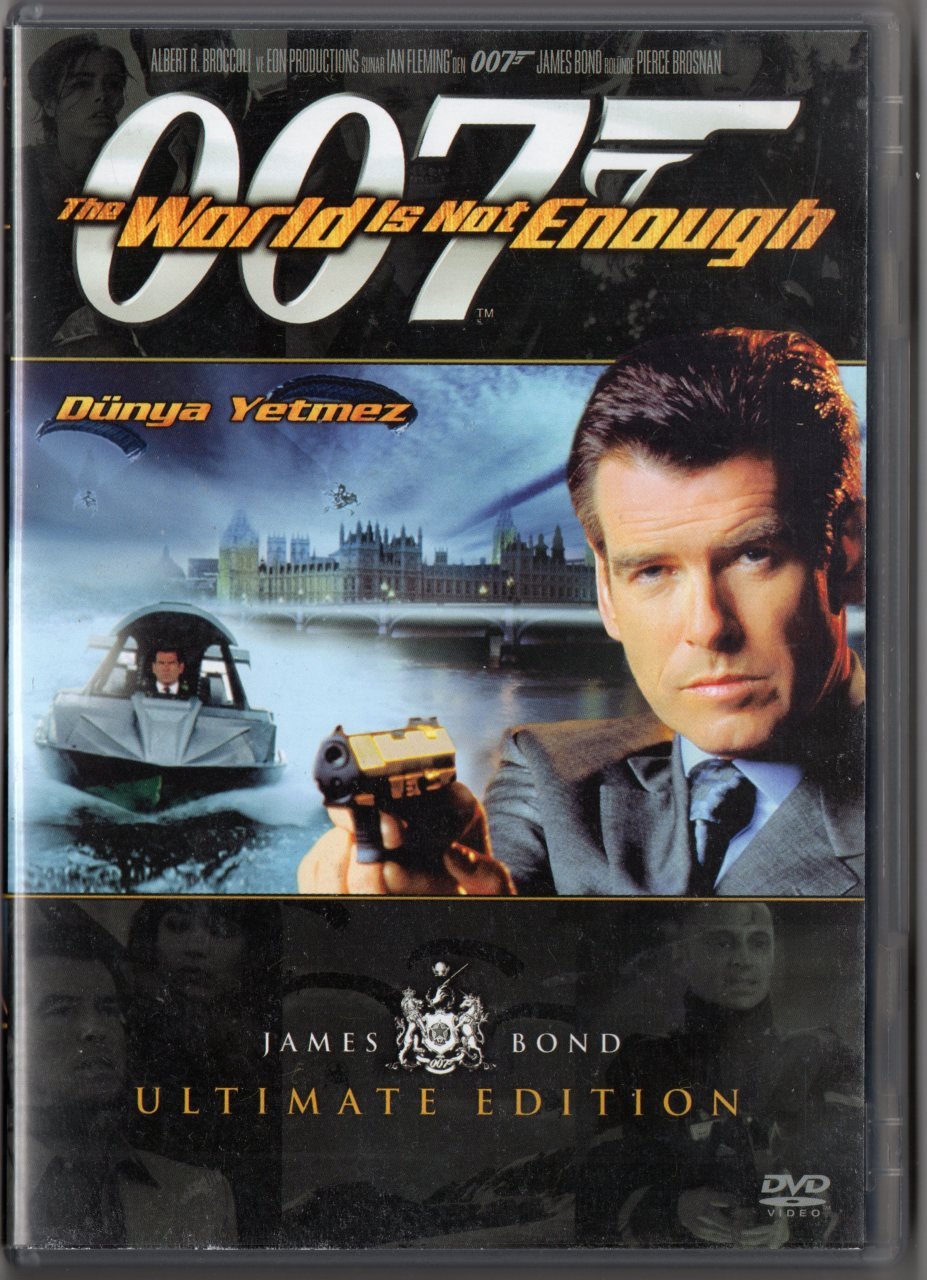 007 JAMES BOND THE WORLD IS NOT ENOUGH - DÜNYA YETMEZ - PIERCE BROSNAN - DVD 2.EL