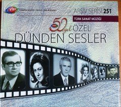 TRT 50. YIL ÖZEL / ARŞİV SERİSİ 251 / DÜNDEN SESLER (2014) CD 2.EL