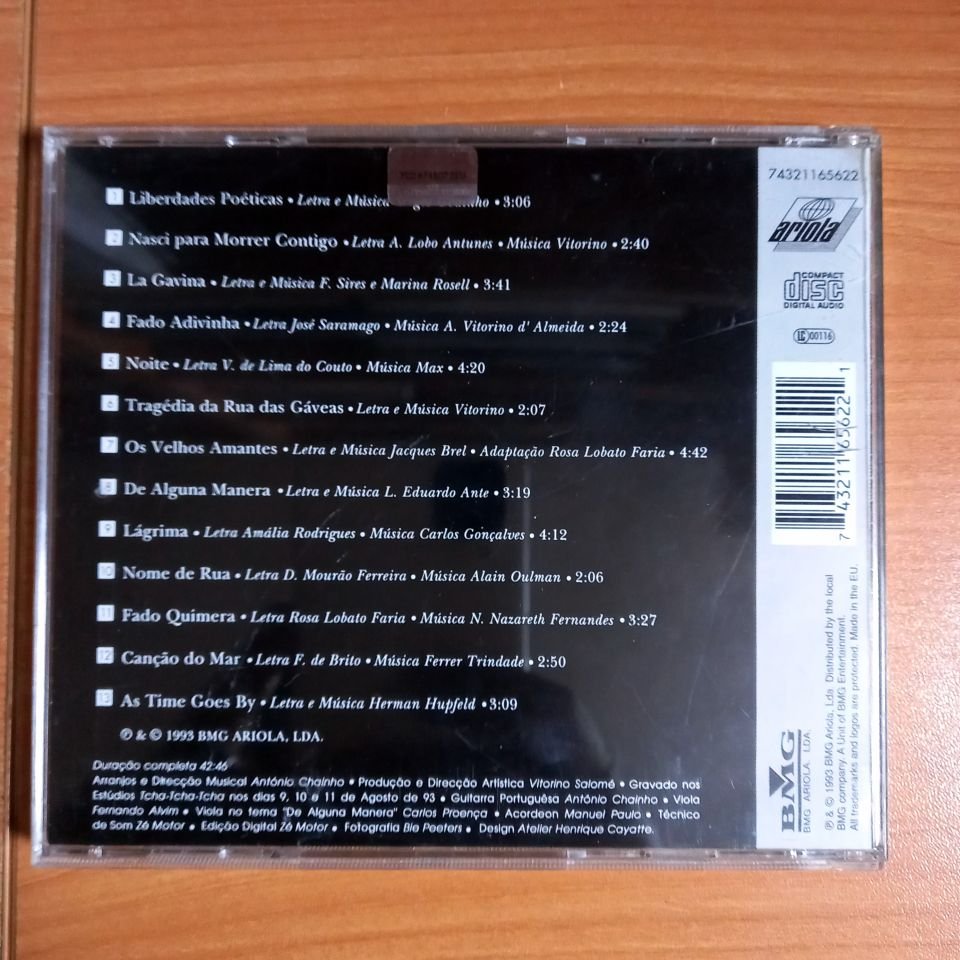 MISIA – FADO (1993) - CD 2.EL