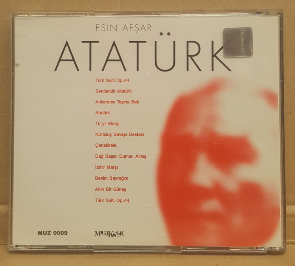 ESİN AFŞAR - ATATÜRK - CD İMZALI 1997 MÜZİKOTEK 2.EL