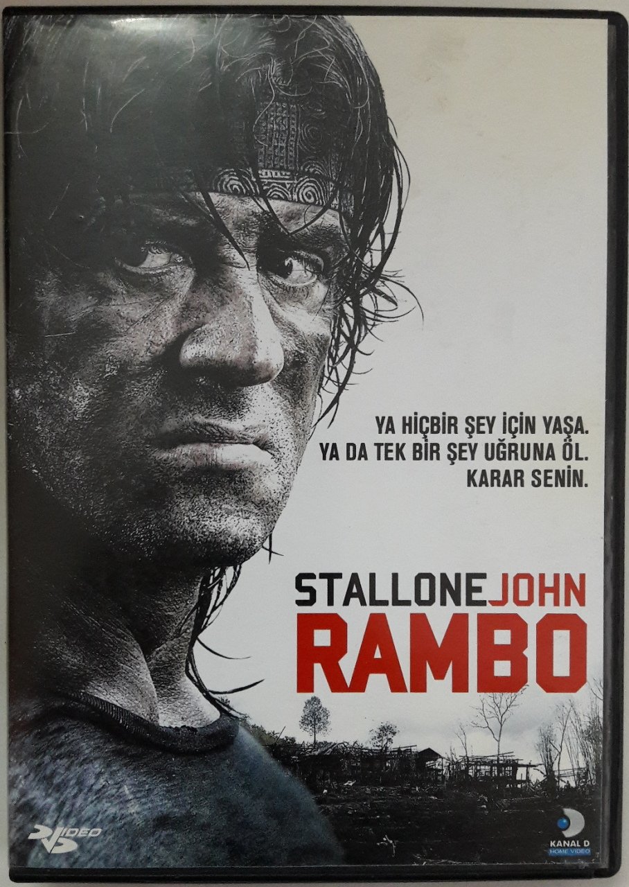 JOHN RAMBO (2008) - SYLVESTER STALLONE - JULIE BENZ - DVD 2.EL