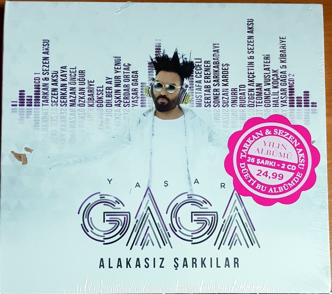 YAŞAR GAGA - ALAKASIZ ŞARKILAR / DİLBER AY, SEZEN AKSU, NAZAN ÖNCEL, SERDAR ORTAÇ, RUBATO, TARKAN, HALİL KOÇAK, SERTAB ERENER (2017) POLL PRODUCTION 2CD SIFIR